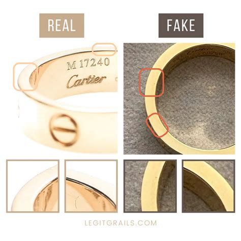 cartier love ring real vs fake|cartier love ring knockoff.